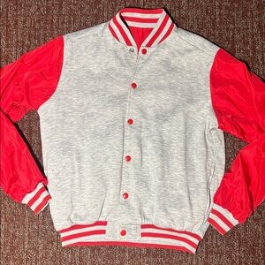 Vintage Nike reversible 1980’s crewneck jacket red/gray size small
